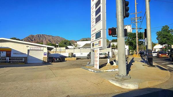 アメリカの道路 アメリカの道路 アメリカ,ロサンゼルス,カリフォルニア州の写真素材
