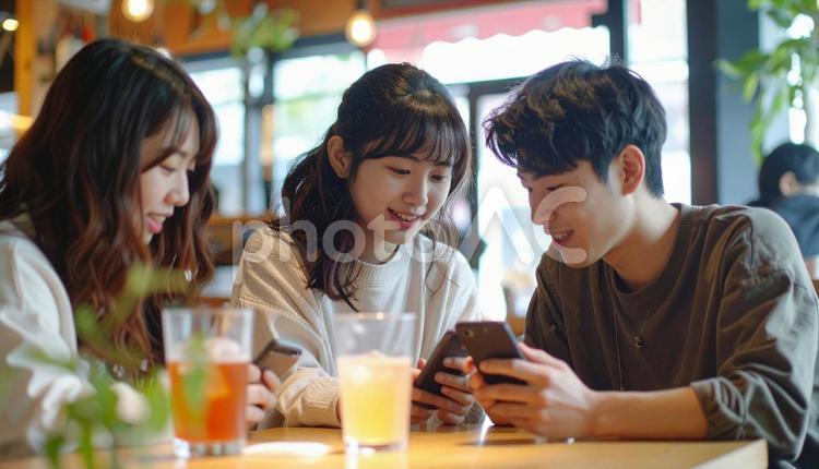 放課後のイメージ 人物,女性,20代の写真素材