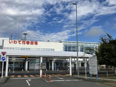 いわて花巻空港 いわて花巻空港 花巻空港,空港,空の写真素材
