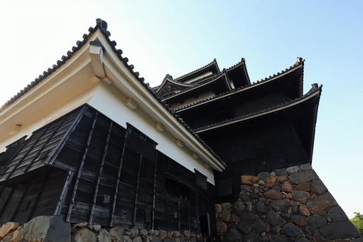 松江城 松江城 松江城,天守閣,現存天守の写真素材