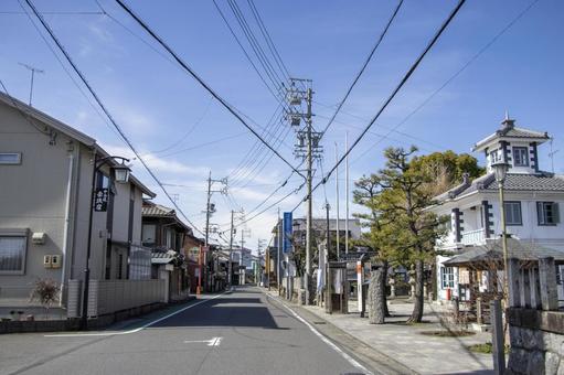 赤坂港会館 中山道赤坂宿 赤坂港会館 中山道赤坂宿 赤坂港会館,中山道赤坂宿,街並みの写真素材