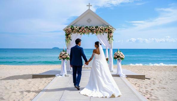 ビーチの結婚式 リゾートウエディング ビーチの結婚式 リゾートウエディングの写真