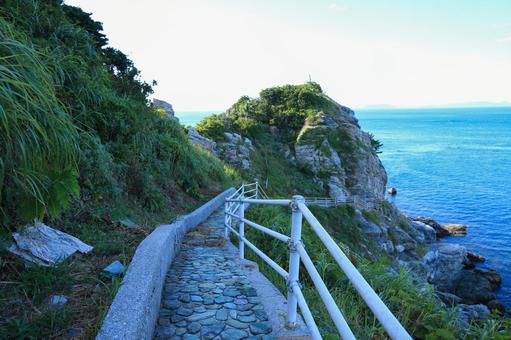 愛媛県伊方町 番匠鼻への道 愛媛県伊方町 番匠鼻への道の写真