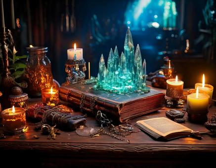 神秘的な魔術師の部屋 神秘的な魔術師の部屋の写真