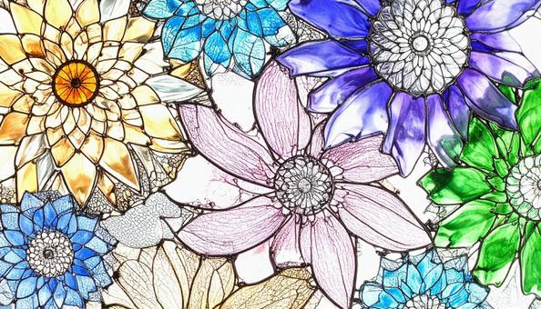 花の模様のバックグラウンド 花の模様のバックグラウンドの写真
