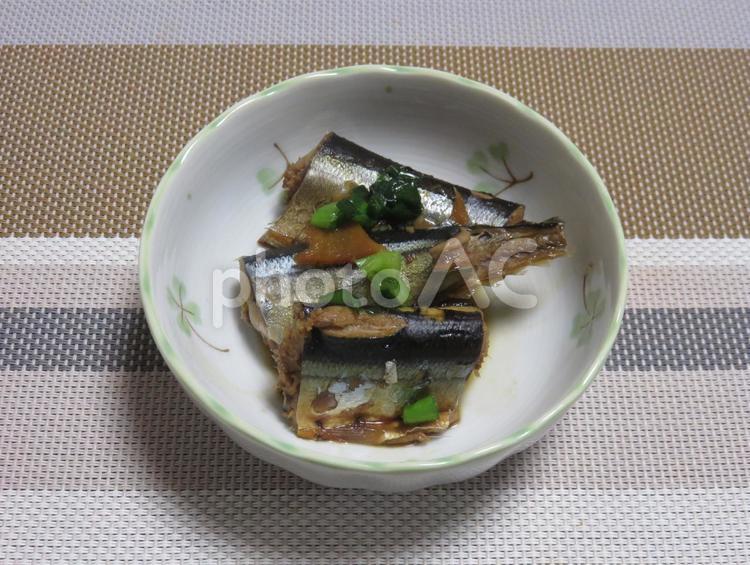 秋刀魚の煮付け サンマ,サンマの煮付け,煮物の写真素材