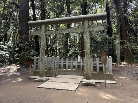鹿島神宮　要石 鹿島神宮,神社,茨城県の写真素材