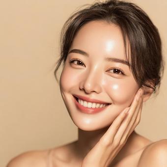 美しさと親しみやすさを持つ女性 美しさと親しみやすさを持つ女性の写真