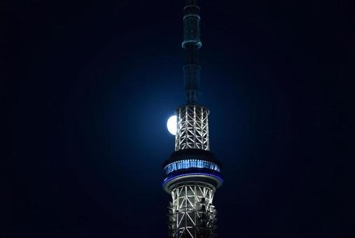 天空樹上的月亮, JPG 天空樹上的月亮, JPG