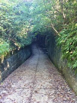 友ヶ島の風景 友ヶ島,壕跡,島の写真素材