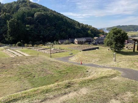 史跡　上淀廃寺跡② 史跡,寺院,寺院跡の写真素材