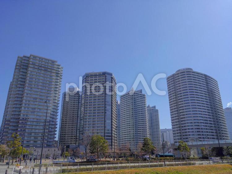 【神奈川県】横浜・みなとみらいのタワーマンション 横浜,みなとみらい,タワーマンションの写真素材