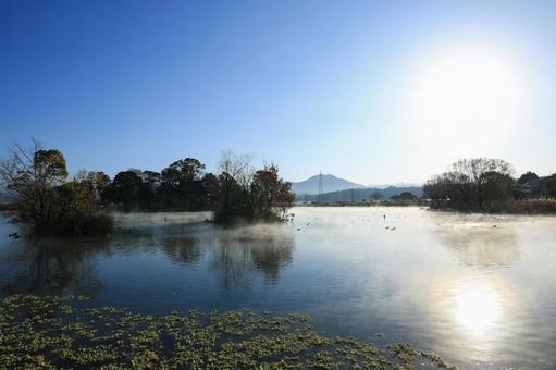 熊本県嘉島町 浮島池 熊本県嘉島町 浮島池の写真