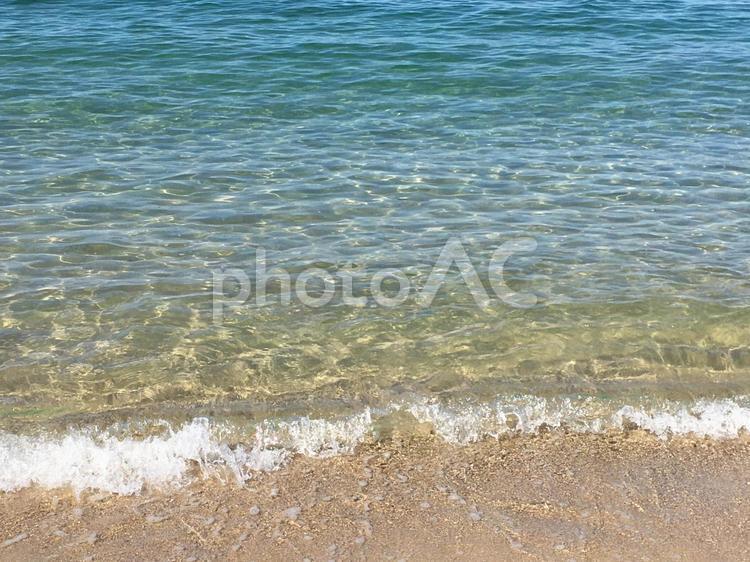 瀬戸内海の波 瀬戸内海,低い波,海の写真素材