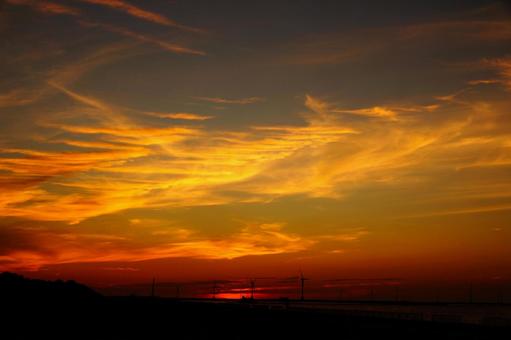 夕景 夕景の写真