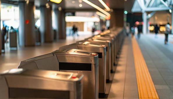 駅の改札口の写真