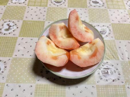 「ムーンルージュ」長野産リンゴ_04 ムーンルージュ,りんご,リンゴの写真素材