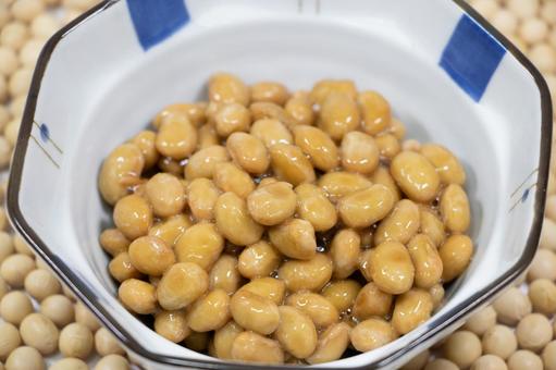 納豆 納豆,発酵食品,大豆の写真素材