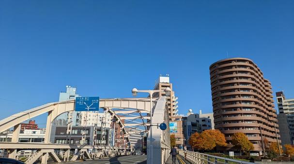 岩手県盛岡市　開運橋 岩手県,盛岡市,開運橋の写真素材