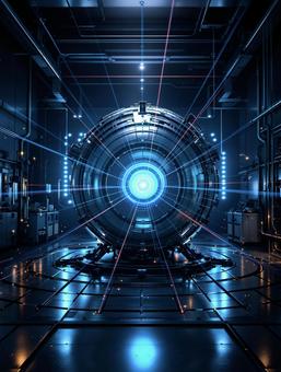 核融合炉の未来エネルギー実験の写真