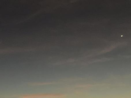 明け方の東の空 明け方の東の空の写真