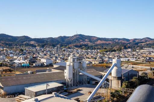町の風景⒀ 町,町並み,住宅街の写真素材