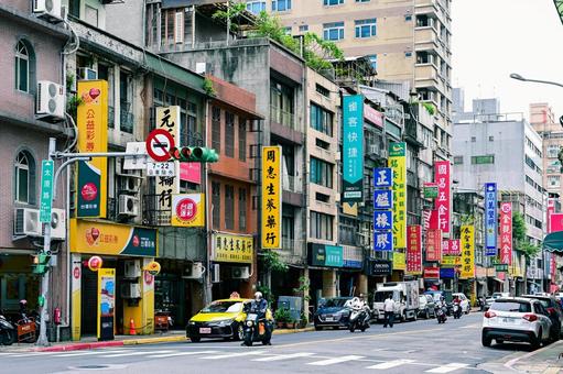 台湾・台北の街並み 台湾・台北の街並み 台湾,台北,風景の写真素材