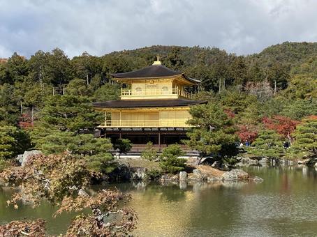 金閣寺 鹿苑寺,日本,和風の写真素材