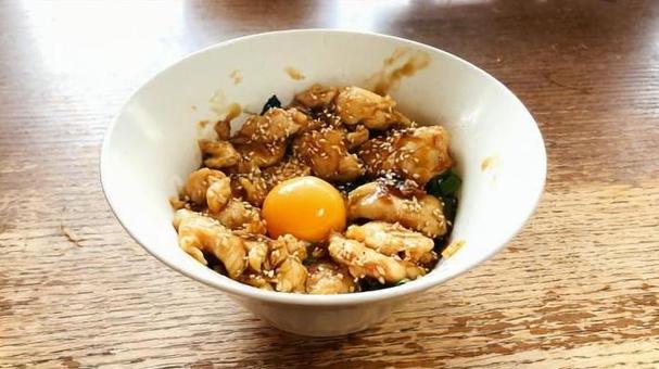 ささみの照りたま丼 ささみの照りたま丼 ささみの照りたま丼,ささみ,照り焼きの写真素材