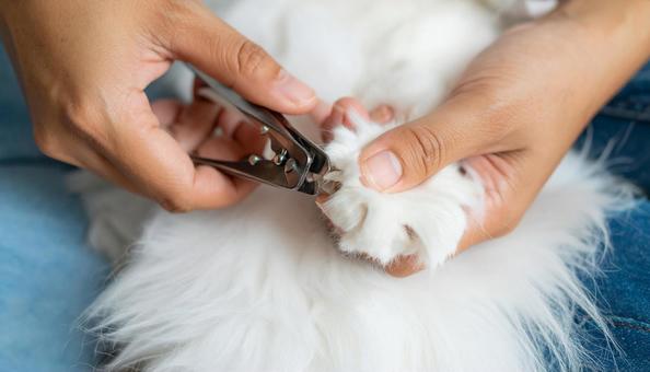 猫の爪切り 猫の爪切りの写真