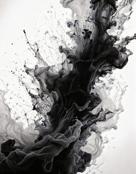 インクにじみの写真