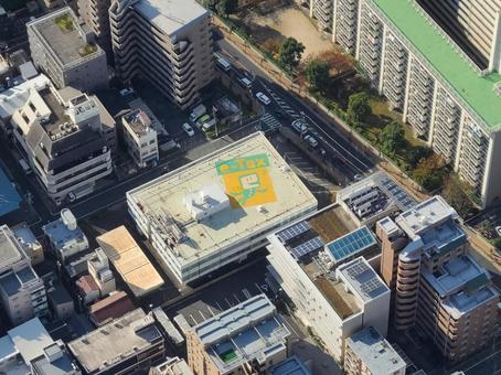 空から見下ろした東京都墨田区の税務署 空から見下ろした東京都墨田区の税務署 東京,eーtax,税務署の写真素材