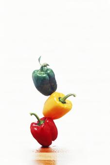 積み重ねた野菜3 積み重ねた野菜3の写真
