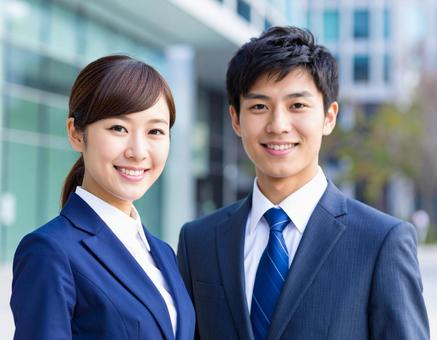 ビジネス男女の写真