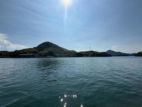 広島の海 景色,風景,海の写真素材