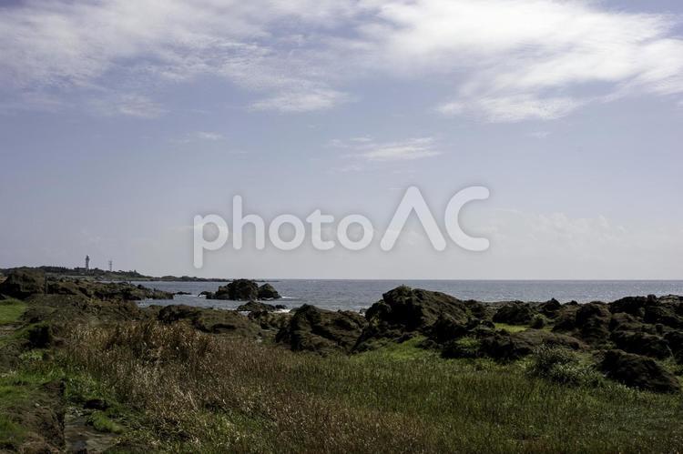 南房総の海 南房総市,岩,海の写真素材
