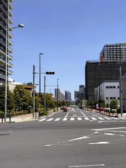 2025年春 昼間の東京江東区の風景 2025年春 昼間の東京江東区の風景 ビル群,台場エリア,アーバンの写真素材