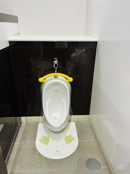 道の駅の子供トイレ 道の駅,こども,トイレの写真素材