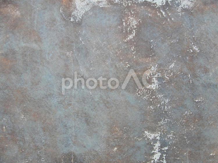 白い剥がれがある錆び模様のコンクリート壁 コンクリート,剥げ,はげの写真素材