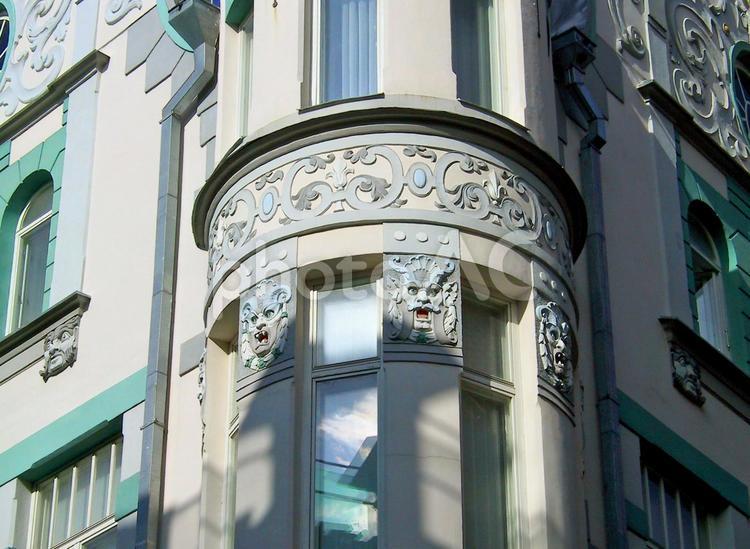 エストニア　タリン　建物 エストニア,タリン,旧市街の写真素材