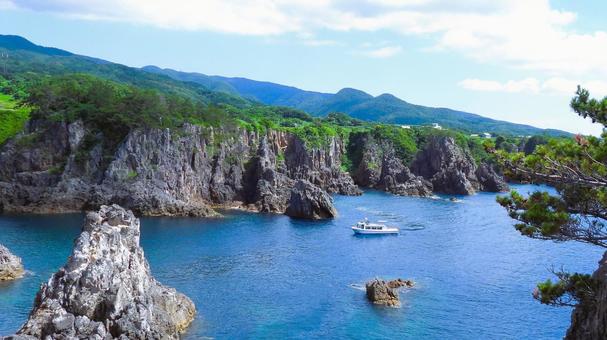 尖閣湾揚島遊園 尖閣湾揚島遊園 尖閣湾揚島遊園,日本の渚百選,景勝地の写真素材