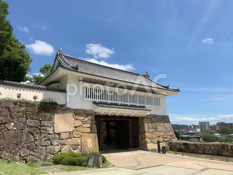 岡山城　不明門 旅行,観光,城の写真素材
