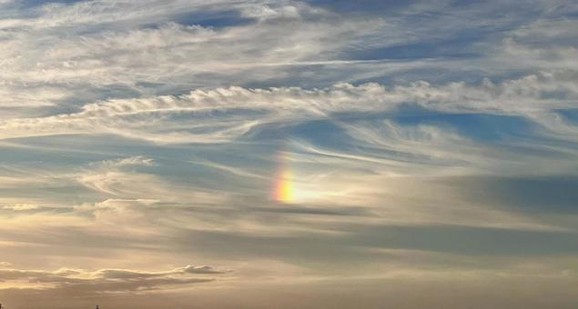 Photo, sky, sunset, gradation, 