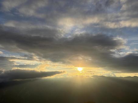 燕山荘からの景色 燕山荘からの景色の写真