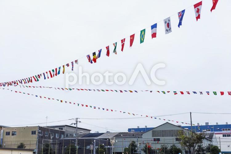 運動会イメージ 運動会,体育祭,運動の写真素材