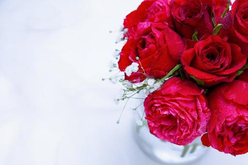主に赤いバラの花束イメージ素材 主に赤いバラの花束イメージ素材 花,赤,バラの写真素材