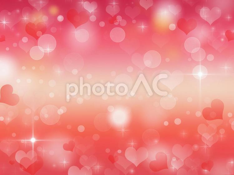 《かわいい背景》ハート＊淡い赤＊ピンク ハート,クリスマス,プレゼントの写真素材