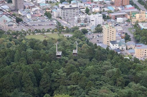 函館山からの景色 北海道,函館,函館山の写真素材