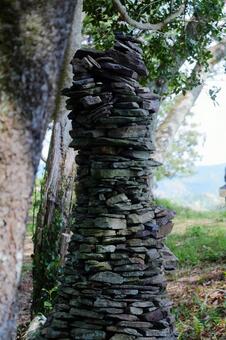 岡崎　山中城址 山中城址,石,岡崎の写真素材