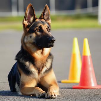 犬のトレーニング 犬のトレーニングの写真